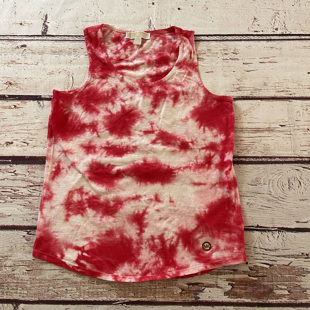Michael Kors Tie Dye Sleeveless Top Casual Size Small